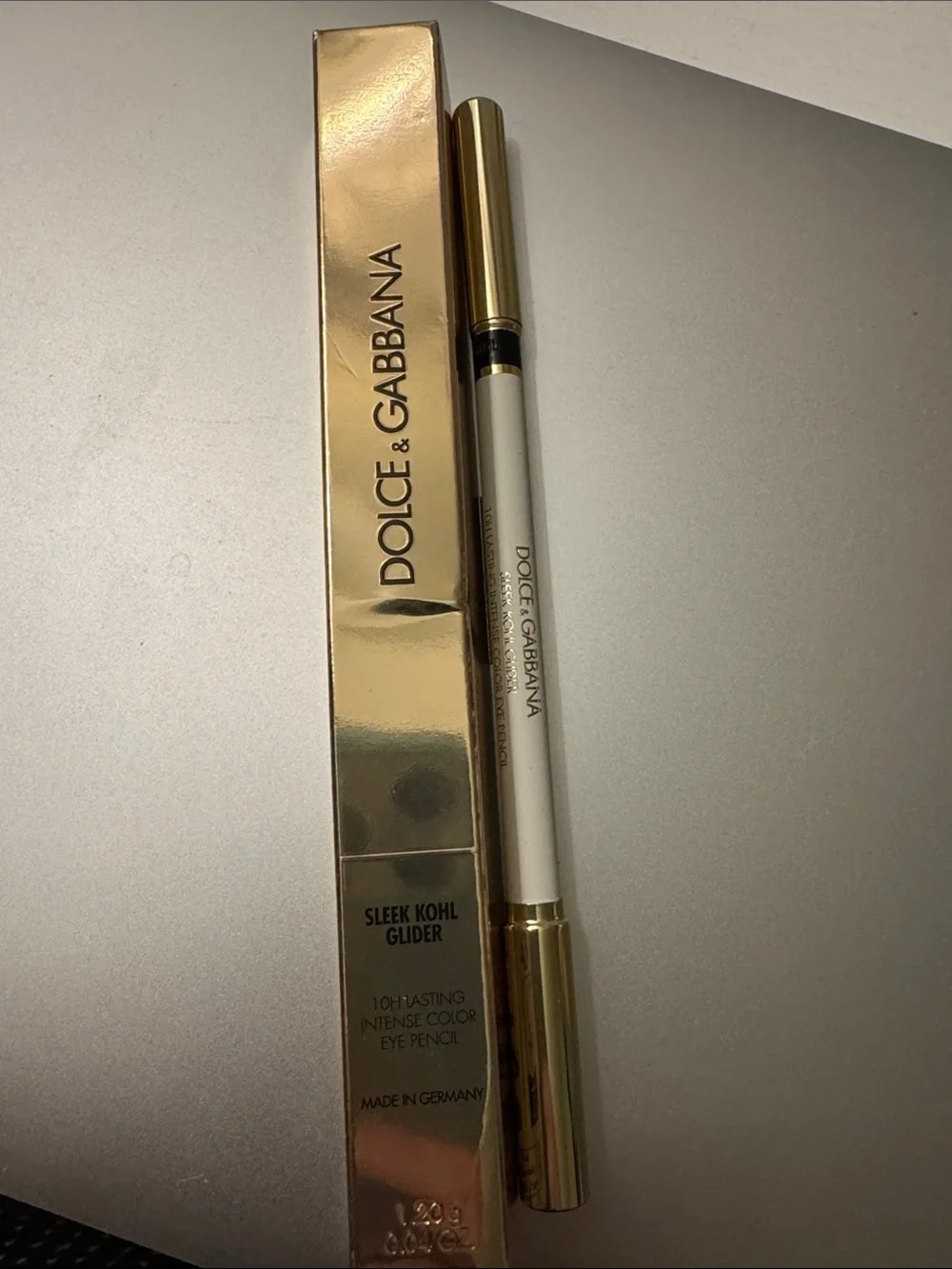 Dolce & Gabbana White and Gold Sleek Kohl Eye Pencil